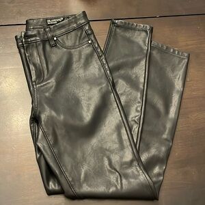 Faux Leather Pants (Mid-Rise Skinny)